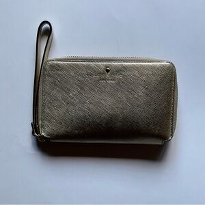 Kate Spade NY: All leather, gold, handbag